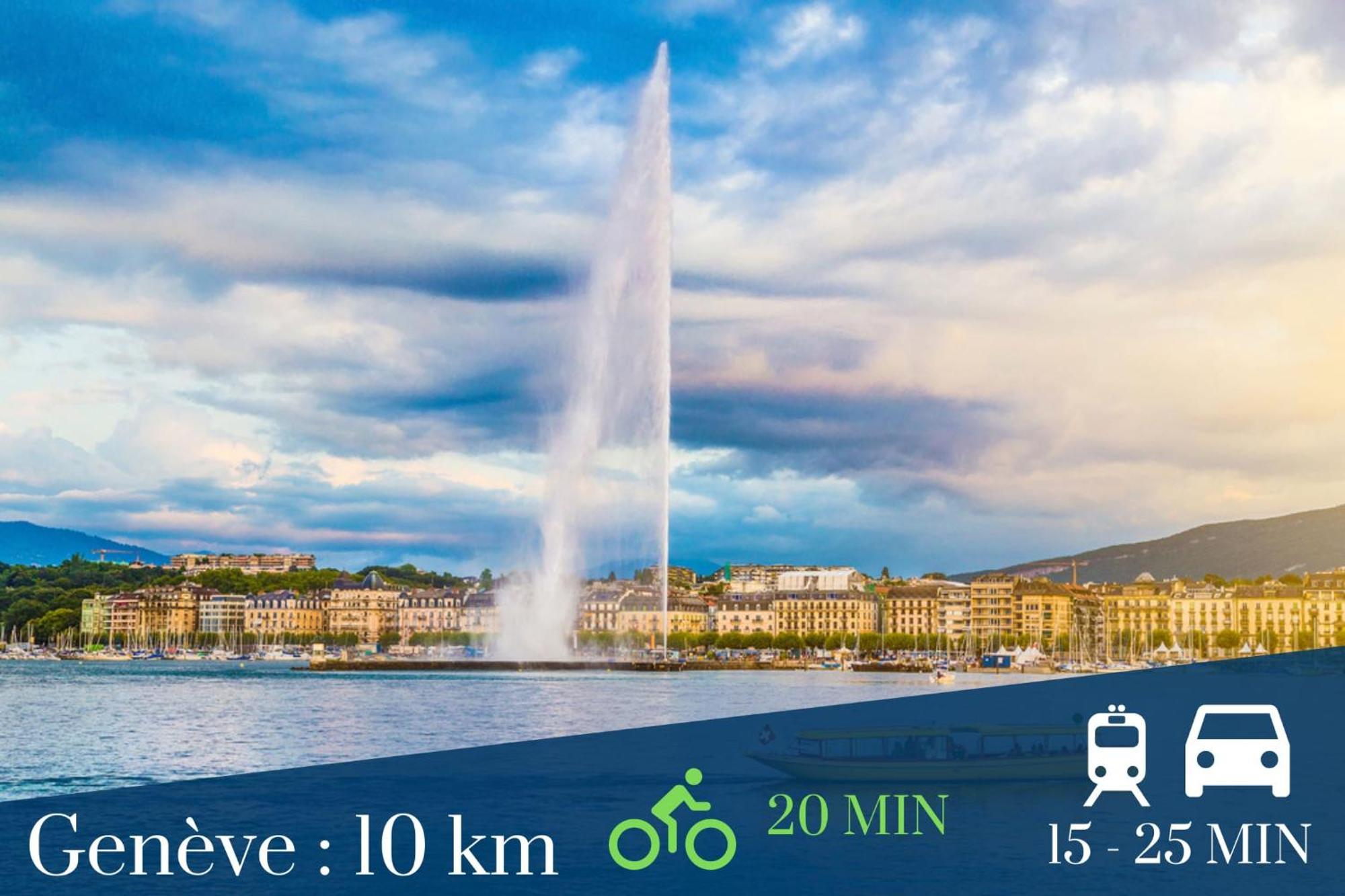 Homey Wild - Proche Gare Et Tram - Proche Centre - Balcon Prive - Parking Prive - Wifi Gratuit Annemasse Zewnętrze zdjęcie